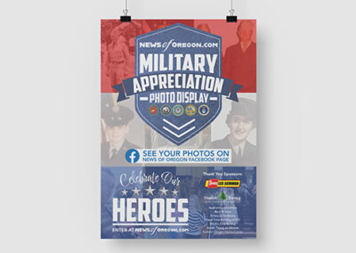 Military Appreciation Photo Display
